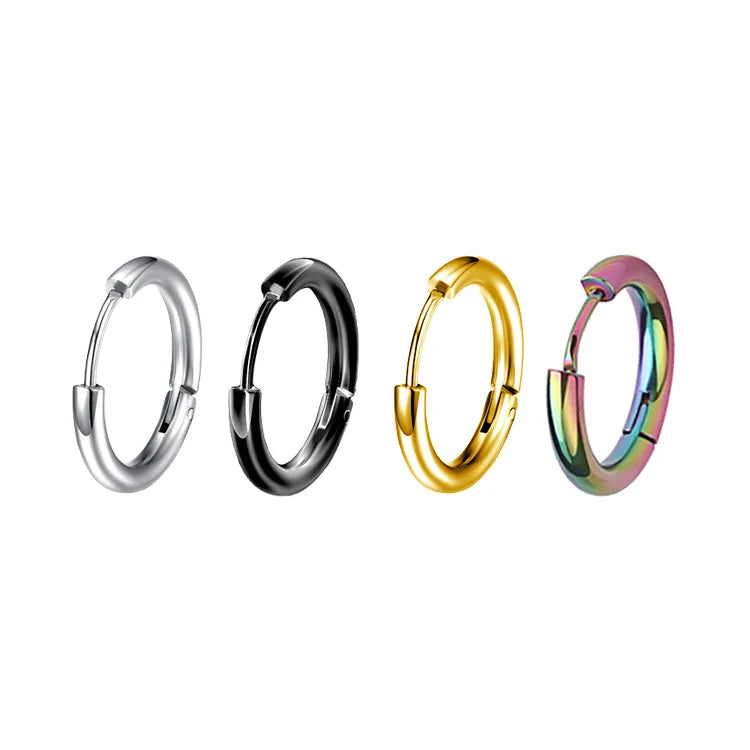 Bulk Stainless Steel 1.2mm Hoop Earrings