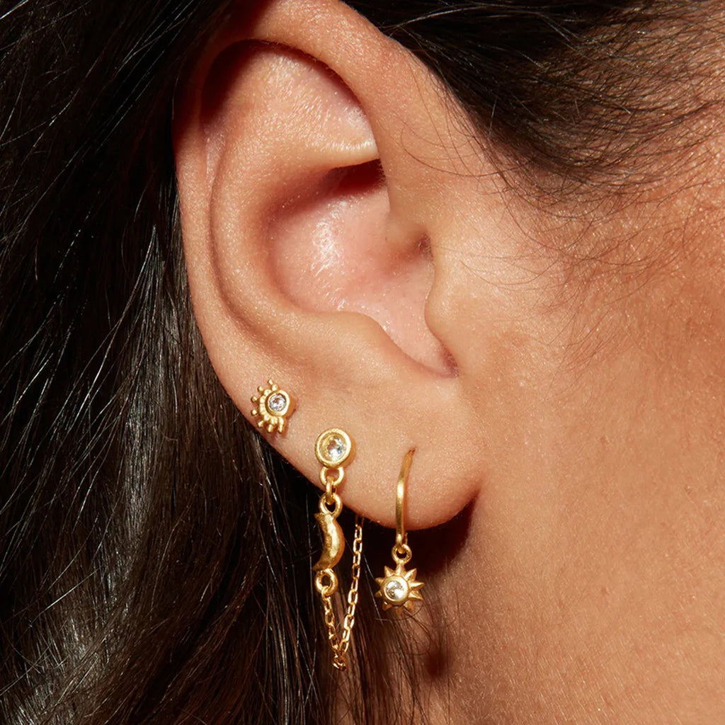 N&S Women's 18K Gold Plated Stainless Steel Drop Earrings