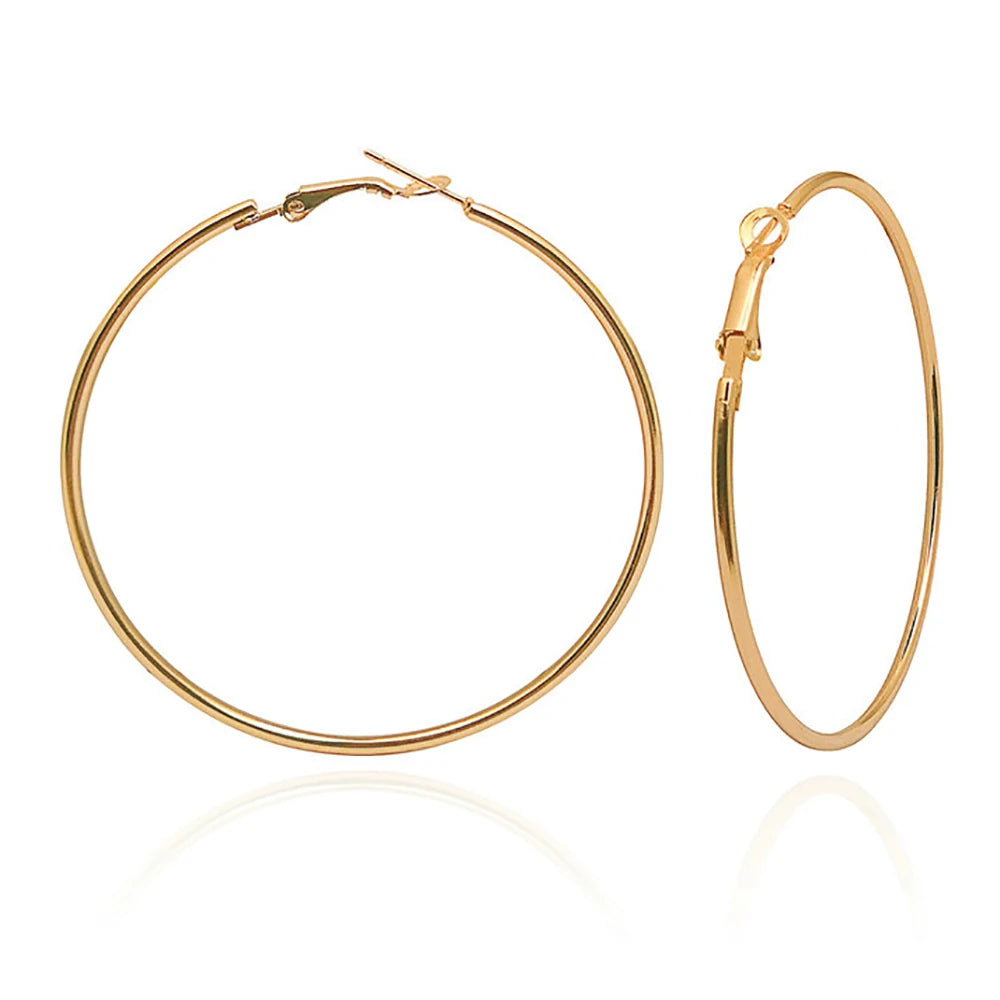 Large Circle Earrings Popular