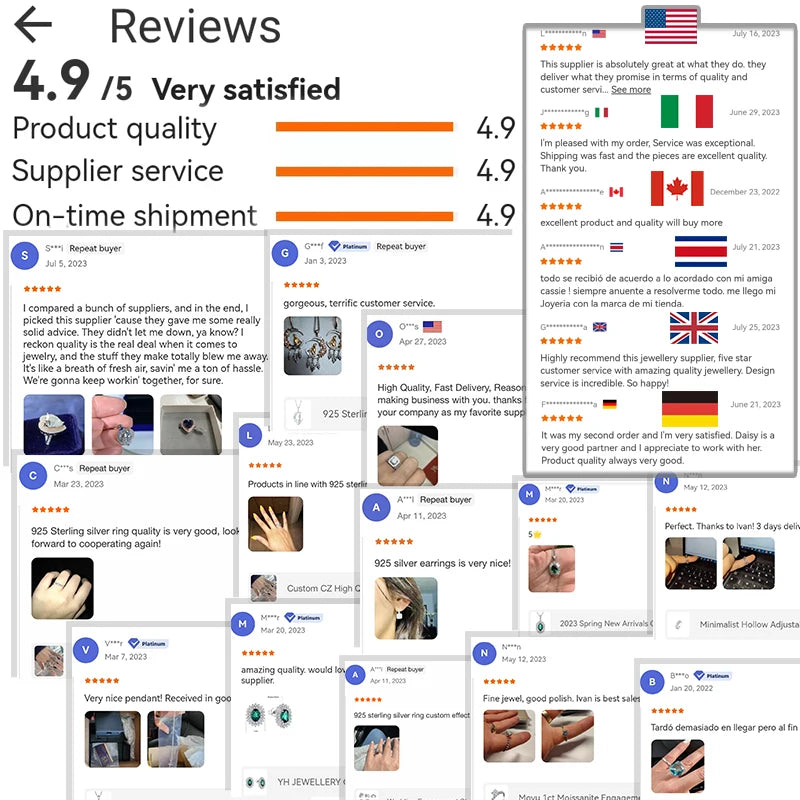 Fashion Jewelry 925 Sterling Silver Minimalist Thread Earrings Flower Five Petals Blossom Zircon Gold Plated Stud Earrings Women