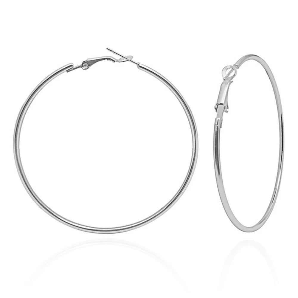 Large Circle Earrings Popular Exaggerated Hoop Earrings Geometric Earrings