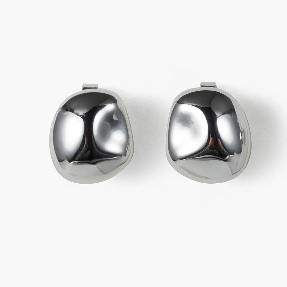 New Arrival Fashion Jewelry Irregular Geometric Earrings Gold/Silver Gloss Gold Chunky Earrings