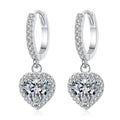 New Fashion 925 Sterling Silver Heart Cubic