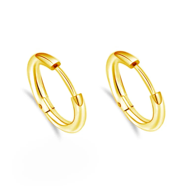 Bulk Stainless Steel 1.2mm Hoop Earrings